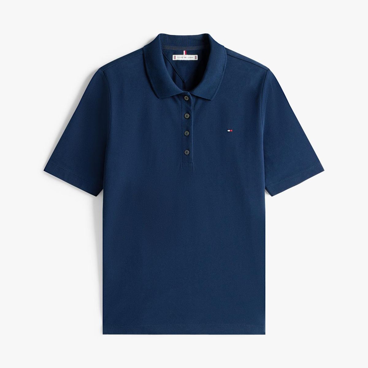 TOMMY HILFIGER - Polo azul 1985 de corte regular con logo bordado Tommy Hilfiger