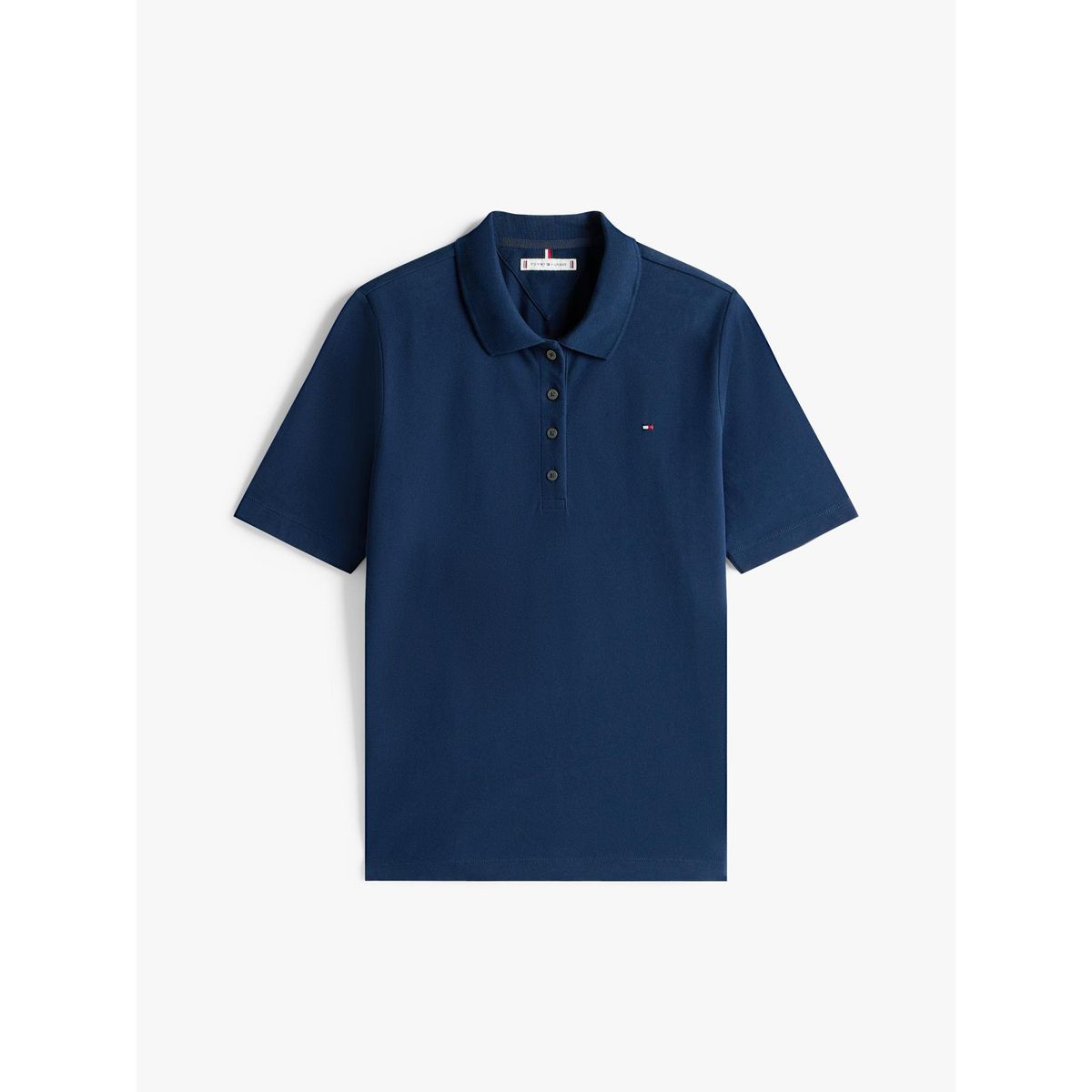 TOMMY HILFIGER - Polo azul 1985 de corte regular con logo bordado Tommy Hilfiger
