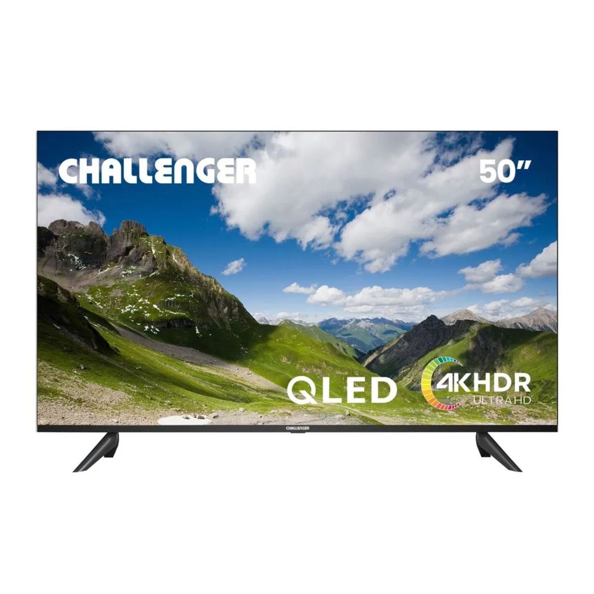 Challenger - Televisor CHALLENGER 50 4K Smart TV QLED 50KG190 Google TV
