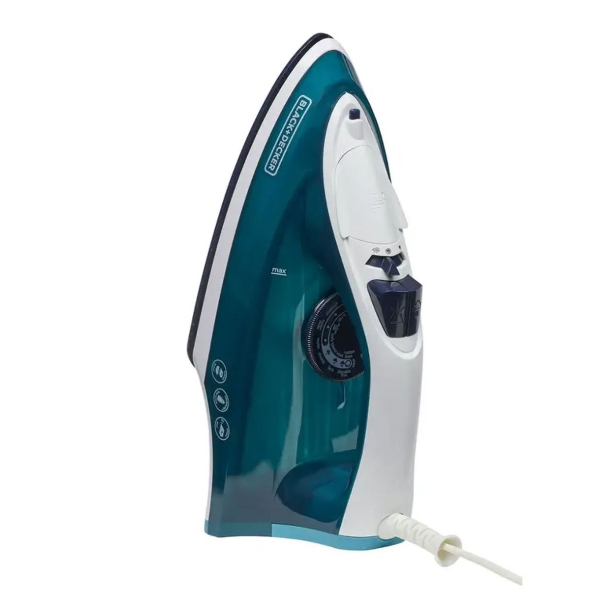 BLACK+DECKER - Plancha de Ropa BLACK+DECKER 250ml Vapor IRBD365 Azul