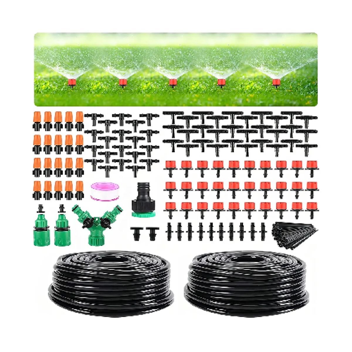 OEM - Kit de riego por goteo de jardín Duchifad