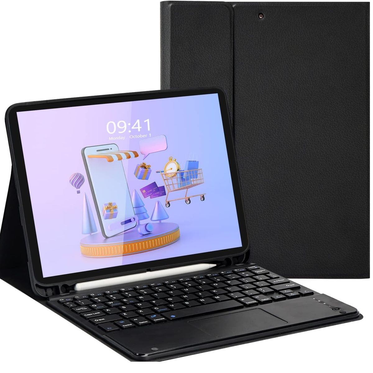 GENERICO - Funda estuche Teclado trackpad espacio lapiz Para samsung a11 plus x230