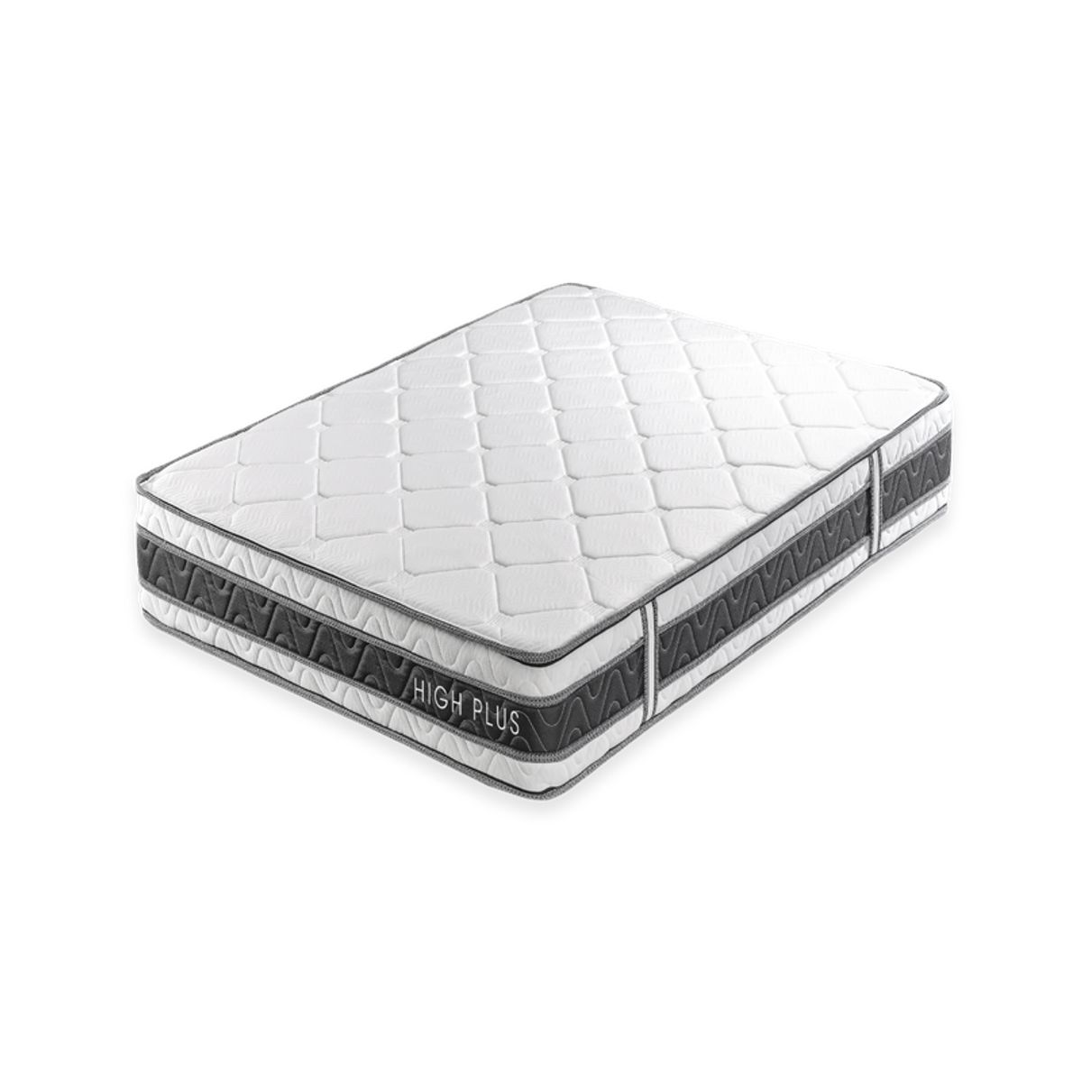 COLCHONES RELAX - Colchón Queen High Plus Colchones Relax 160x190x24cm Resortado Firmeza Media