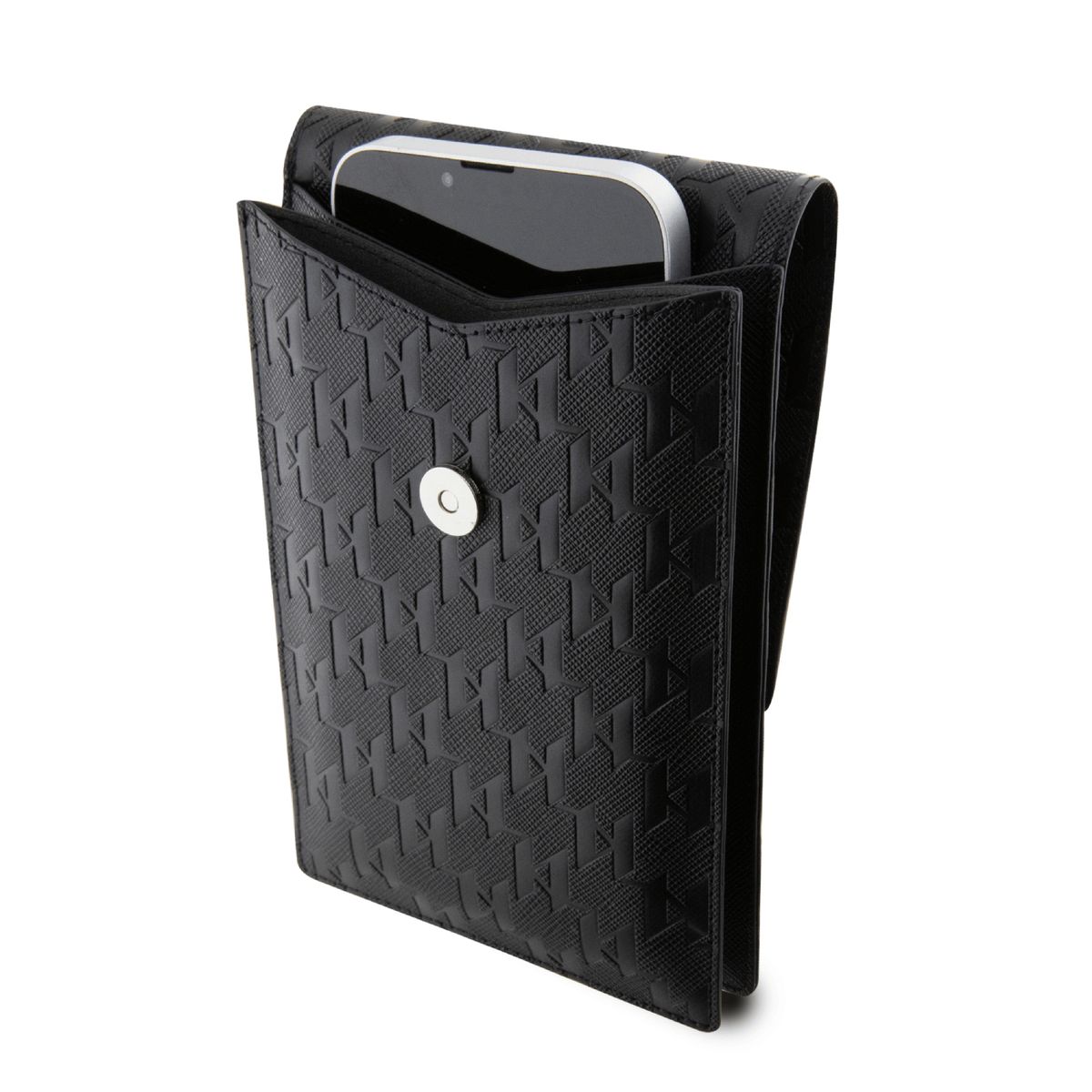 KARL LAGERFELD - Bolso Karl Lagerfeld para Teléfono con Correa y Ranuras para Tarjetas Negro