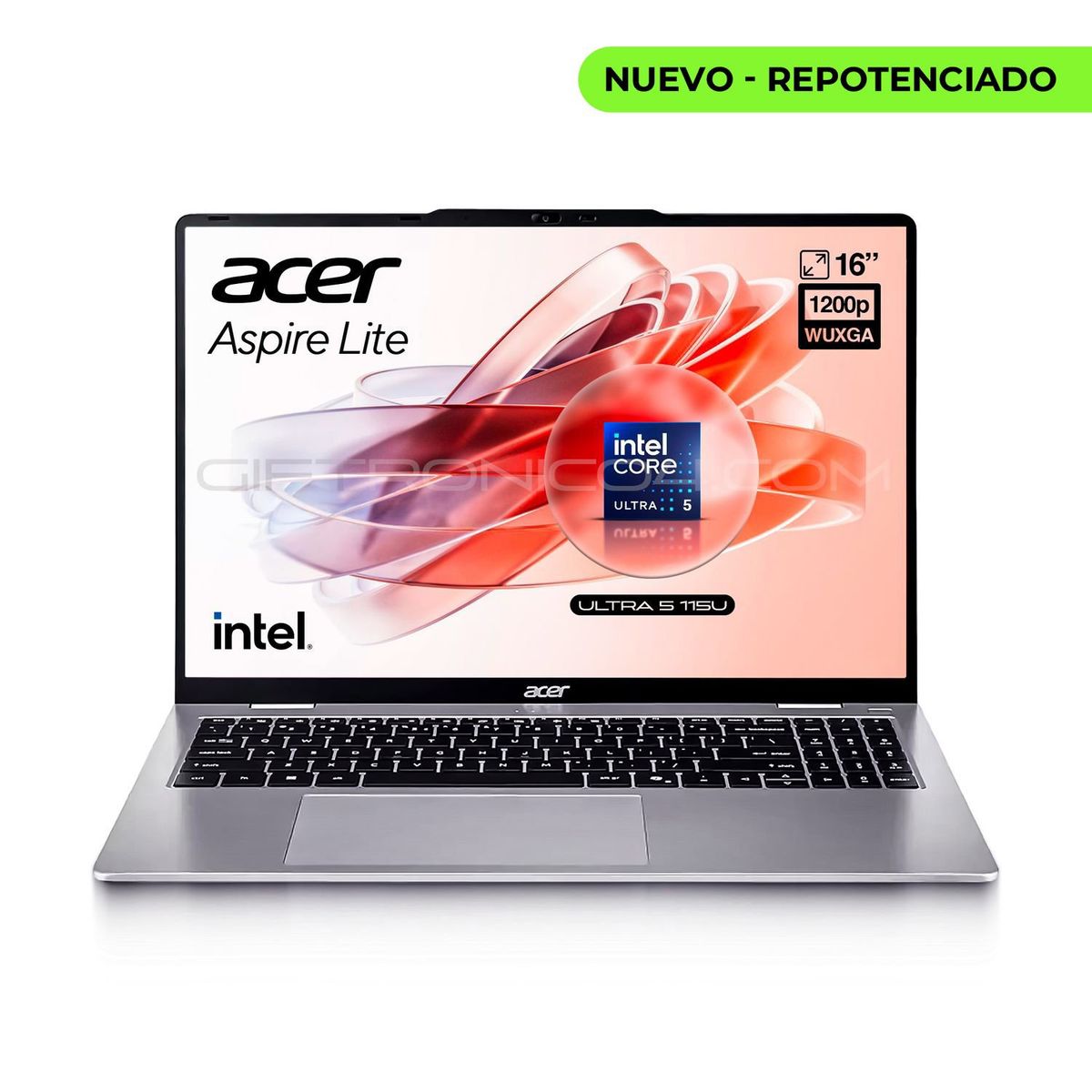 ACER - Portátil Acer Aspire Lite - 16" WUXGA IPS - Core™ Ultra 5 115U - RAM 16GB - 512GB SSD - Silver
