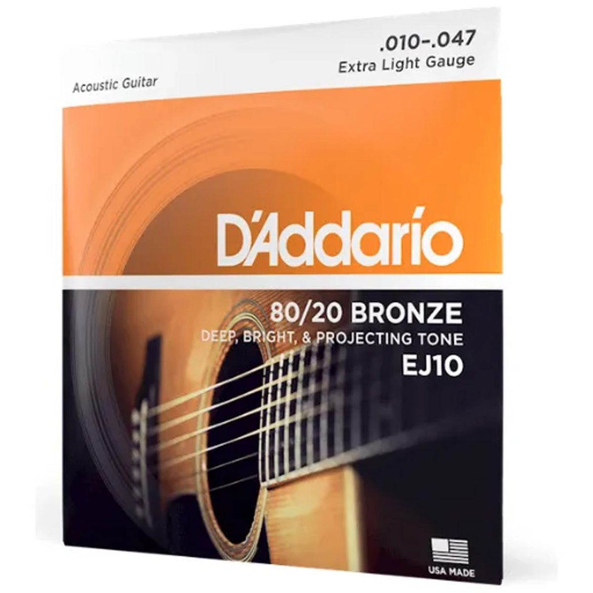 D'ADDARIO - Set De Cuerdas Para Guitarra Daddario Acustica 10-47 Ej10