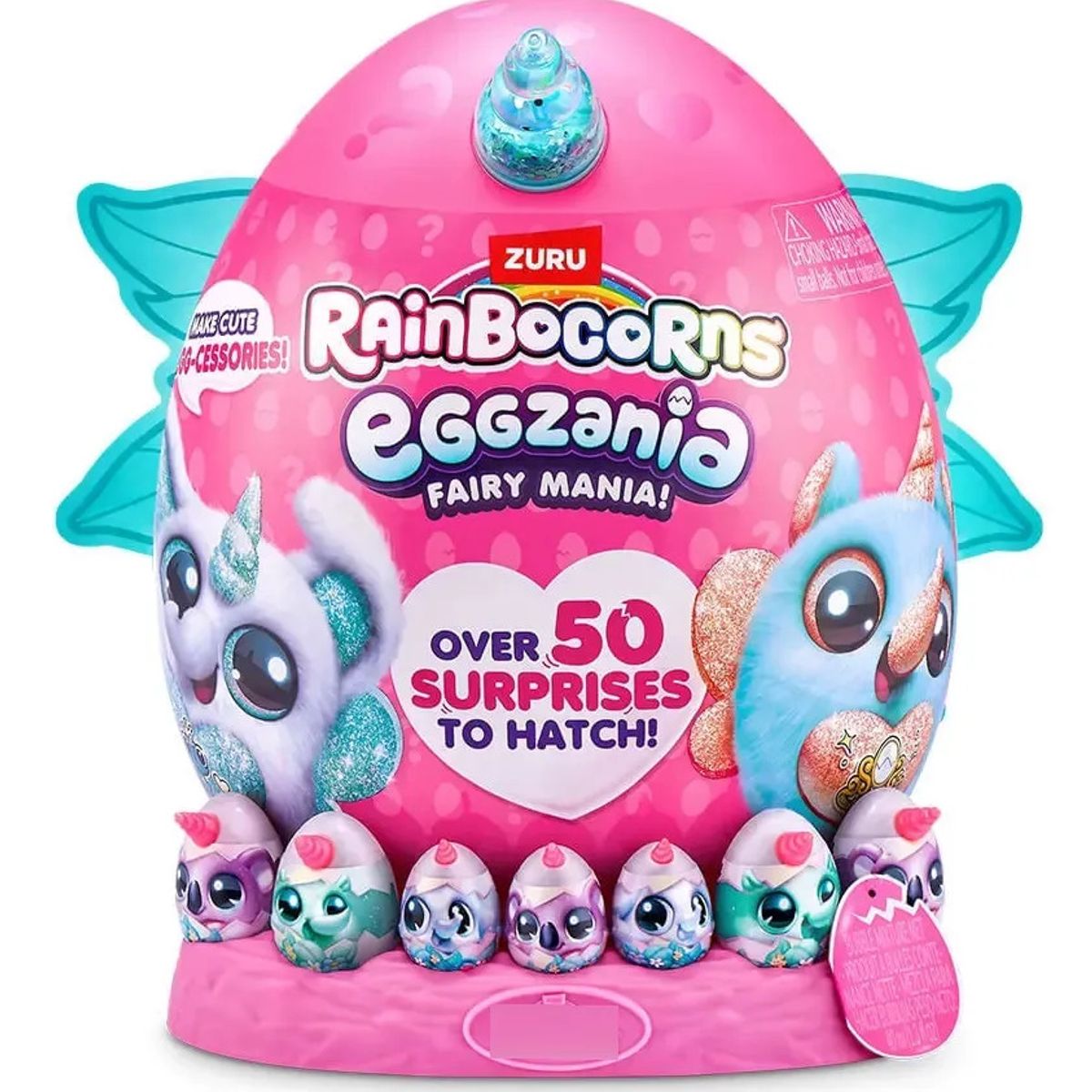 GENERICO - Rainbocorns Eggzania S1 Huevo Peluche X 35 Sorpresas