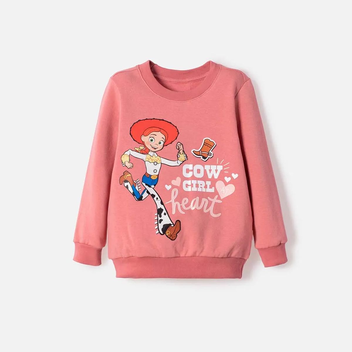 DISNEY - Buzo de Toy Story cerrado palo de rosa para niña 3T a 6T