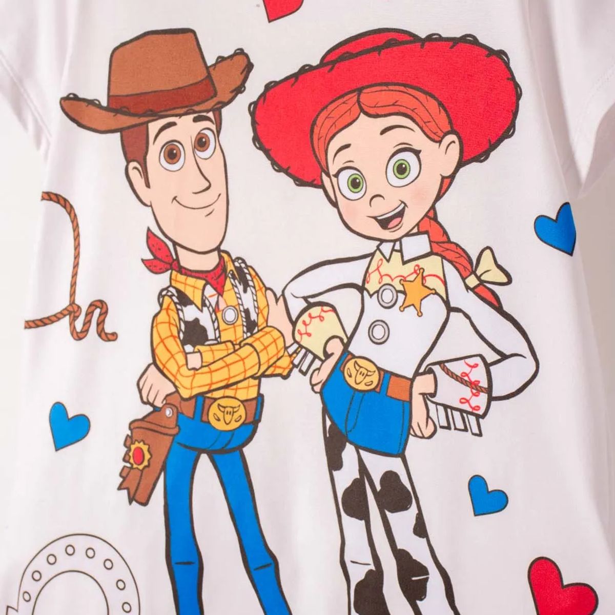 DISNEY - Pijama de Toy Story con short marfil para niña