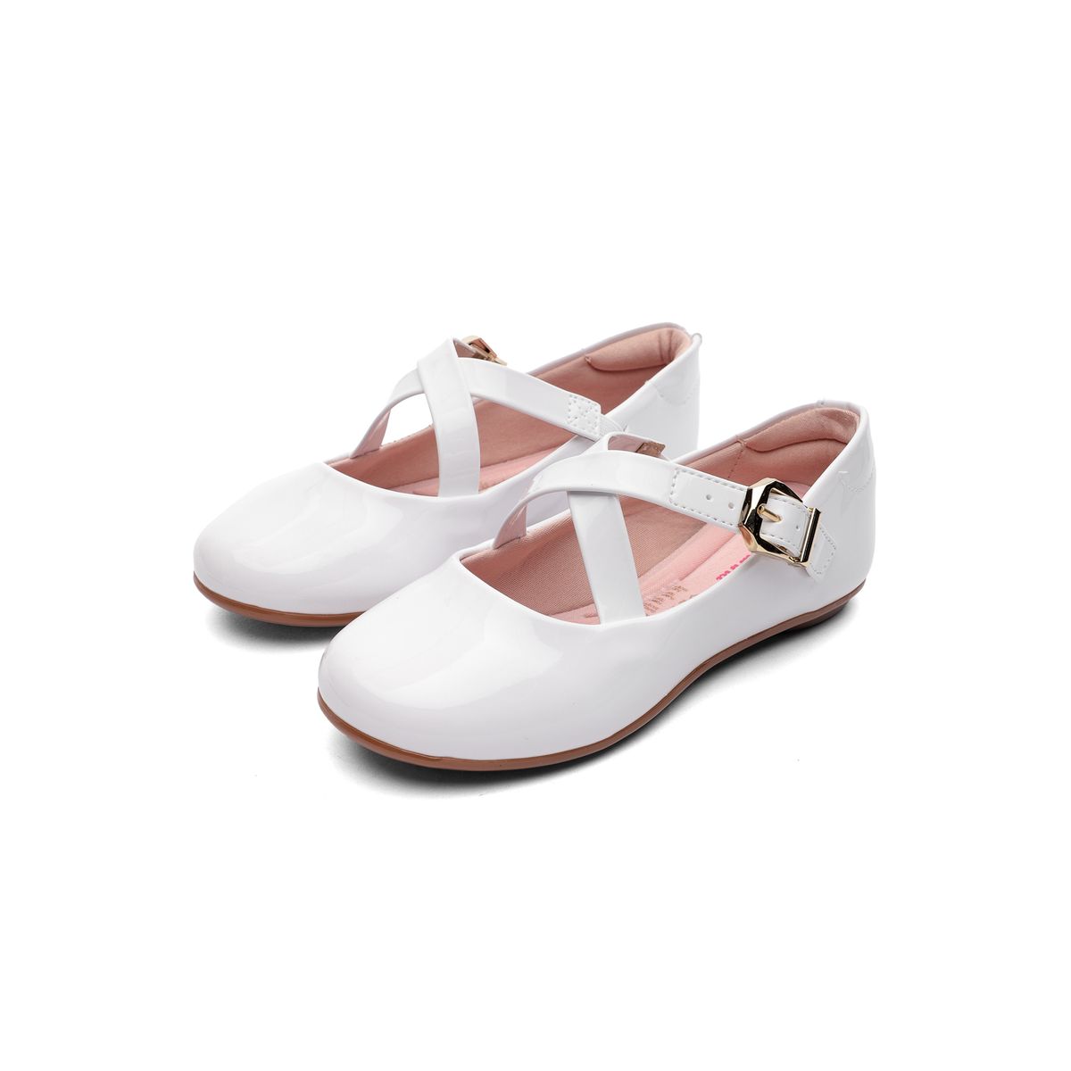 MOLEKINHA - Baleta Tira Infantil Niña Blanca Molekinha