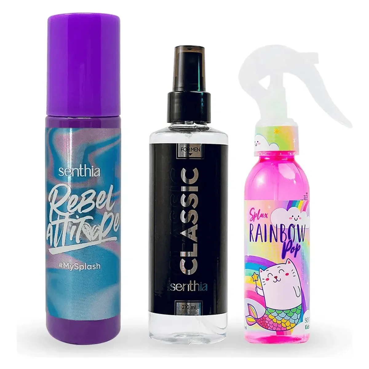 SENTHIA - Kit Family Care Niña Body Splash + Loción Refrescante +splax
