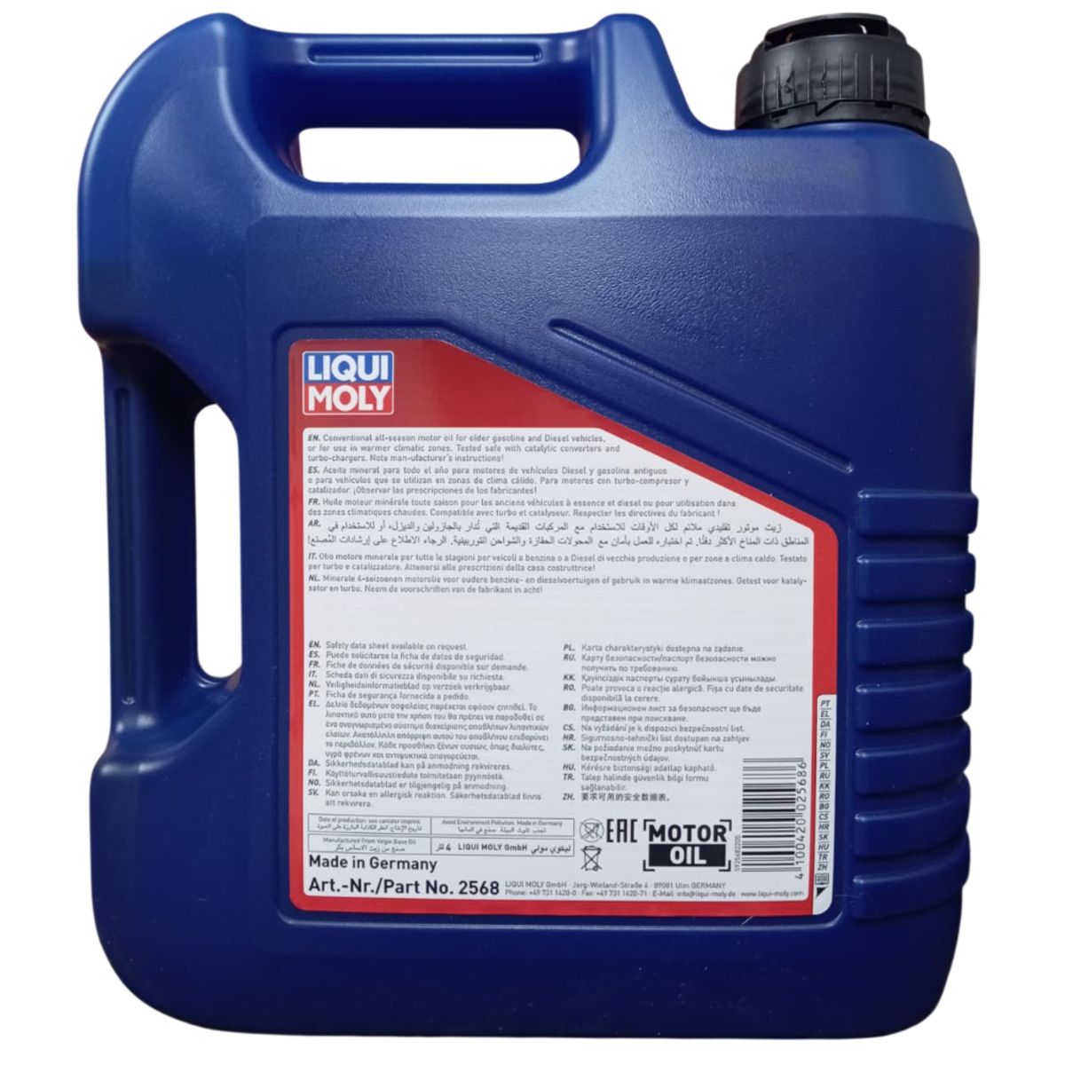 LIQUI MOLY - Aceite 20W50 High Tech Galon  4L