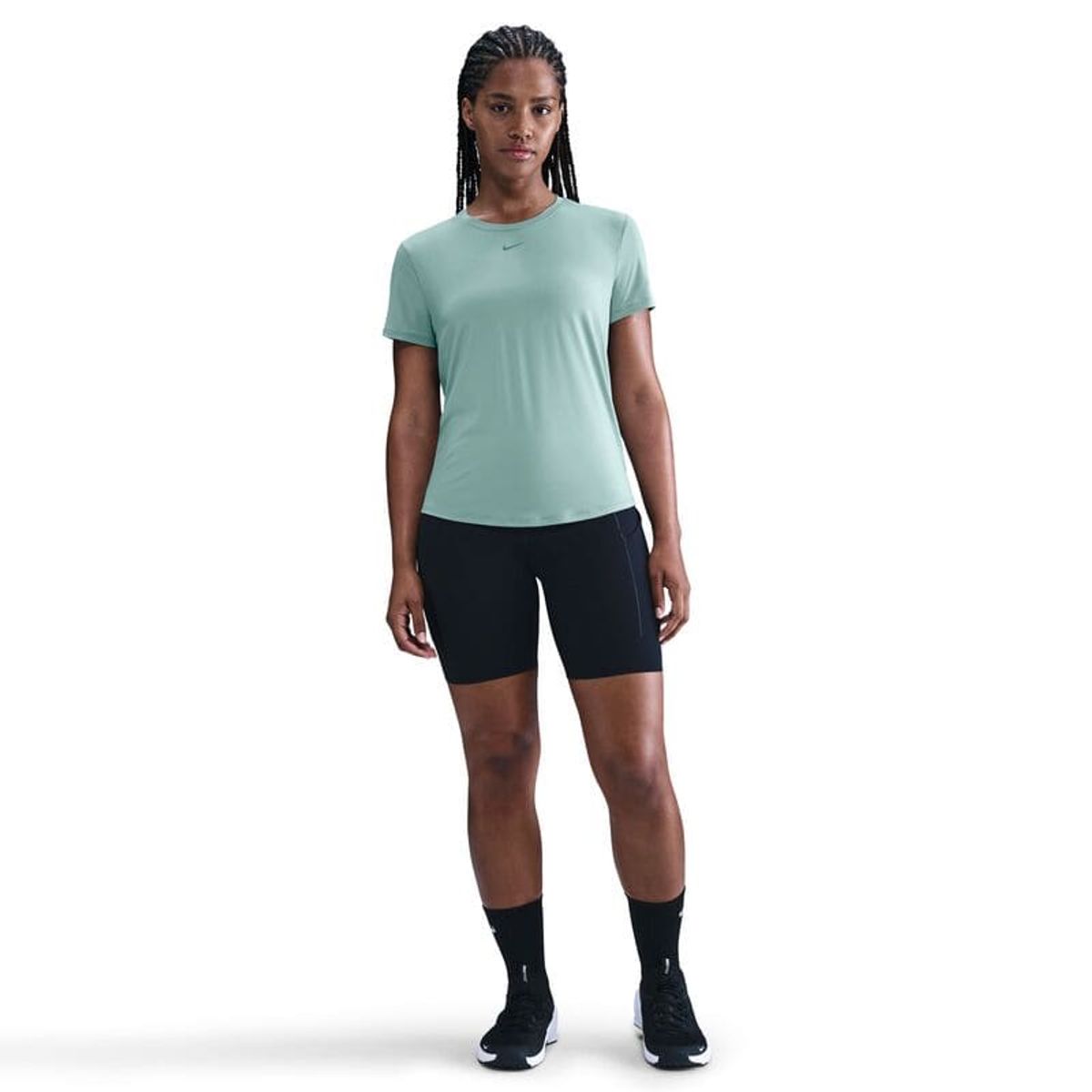NIKE - Camiseta Mujer Nike One Classic Verde