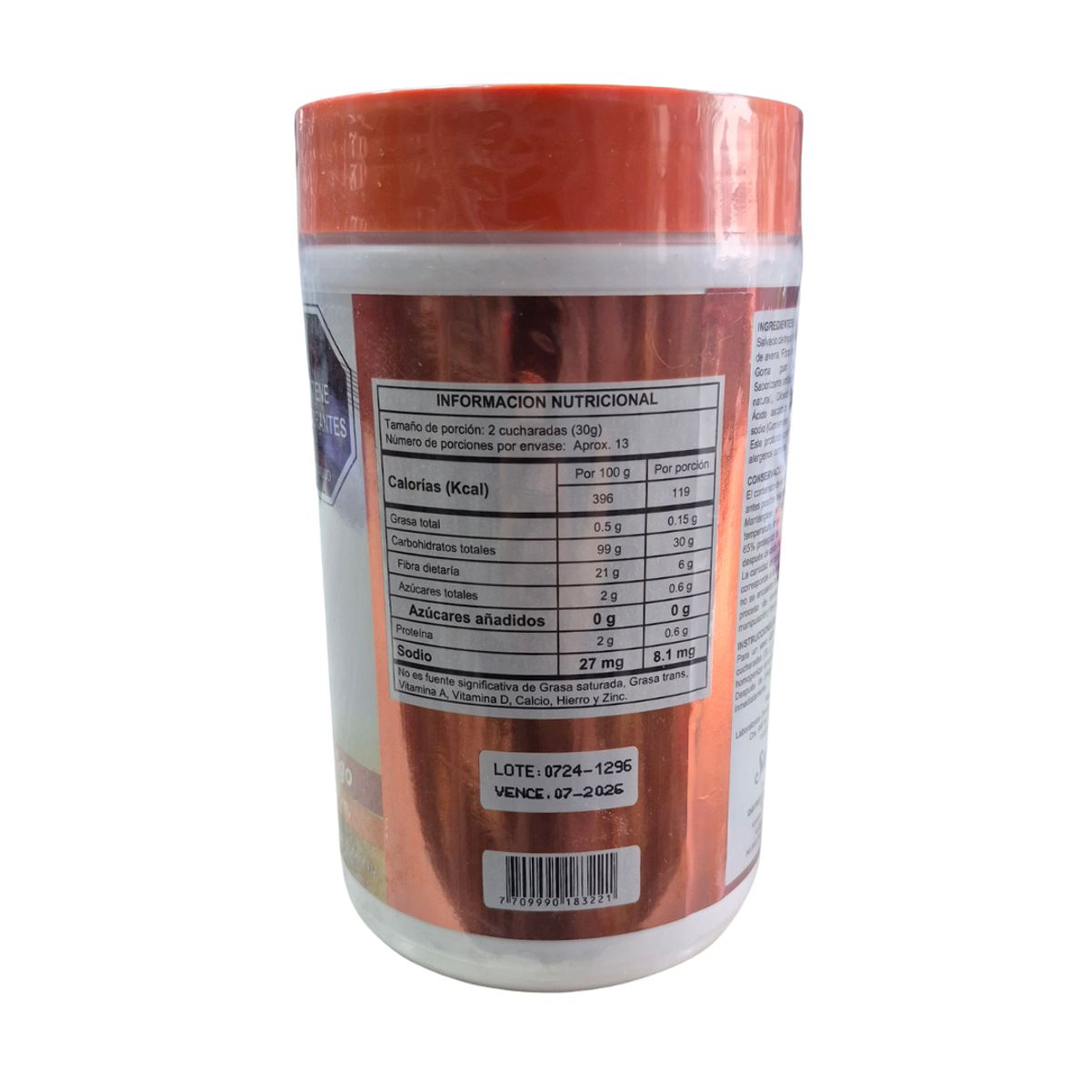 GENERICO - FrutiLine  Mezcla de Fibra Natural y Frutas  400g