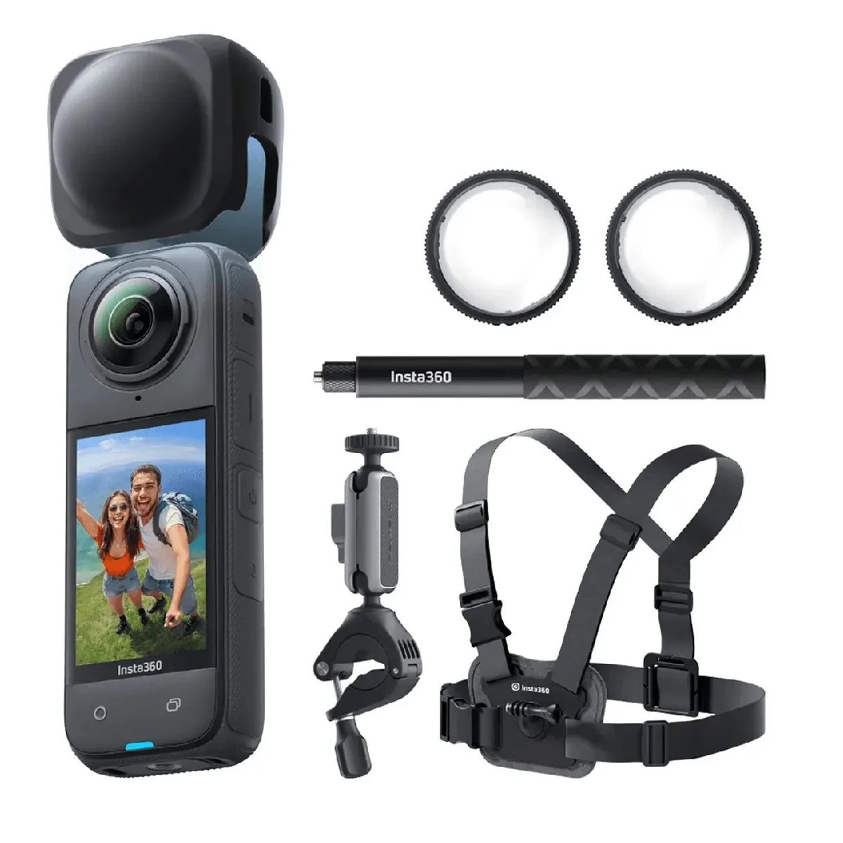 INSTA360 - Cámara Insta360 X4 Combo Bikes
