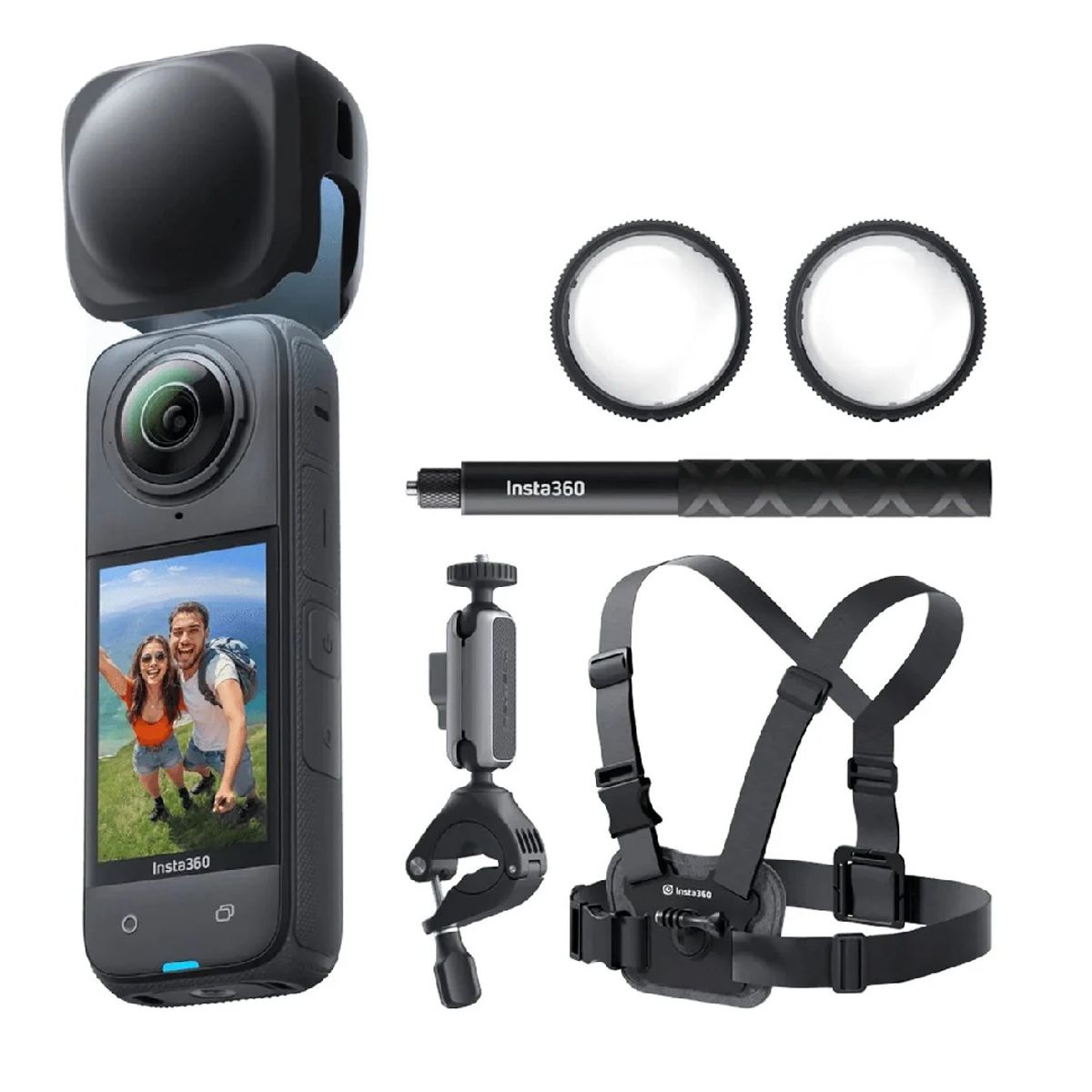 INSTA360 - Cámara Insta360 X4 Combo Bikes
