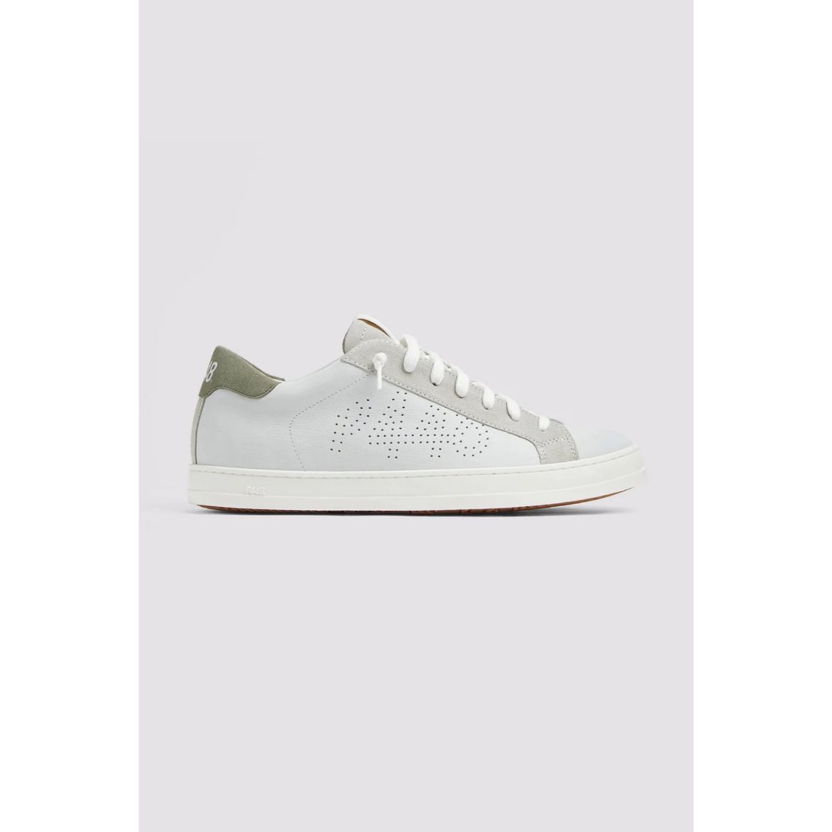 P448 - Tenis John 2 Offgreen Blanco Hombre