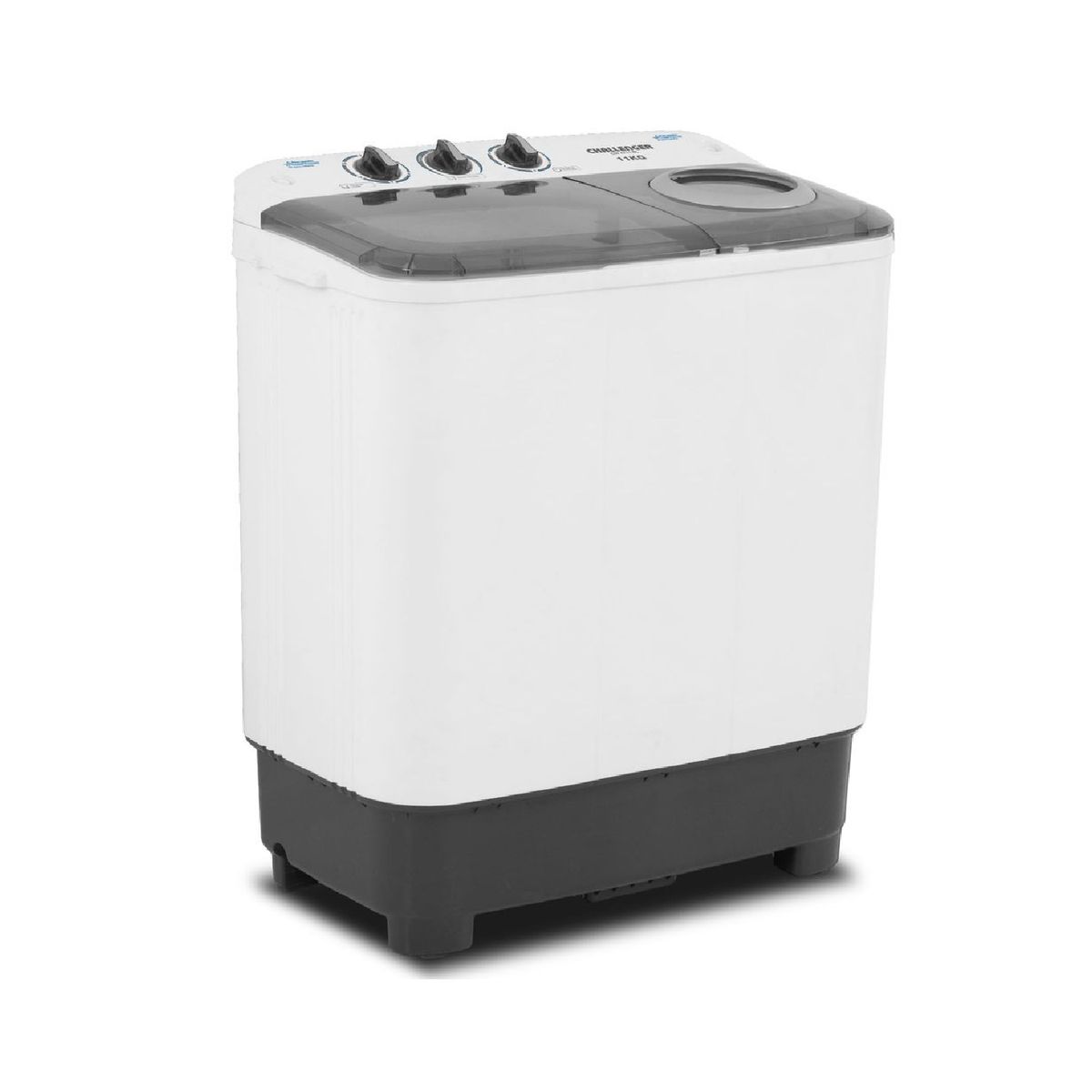 CHALLENGER - Lavadora Challenger Semiautomática Carga Superior 11 Kg (24lb) CW4711 BL