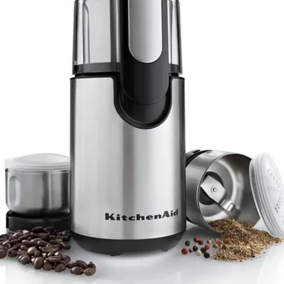 KITCHENAID - Molino de Café KITCHENAID Muele todo Tipo de Grano, Color Plateado