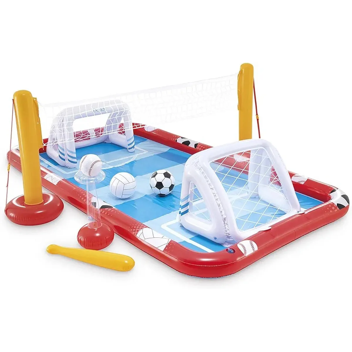 MIELTECH - Cancha Futbol Inflable Castillo Piscina Centro De Juegos Acuático