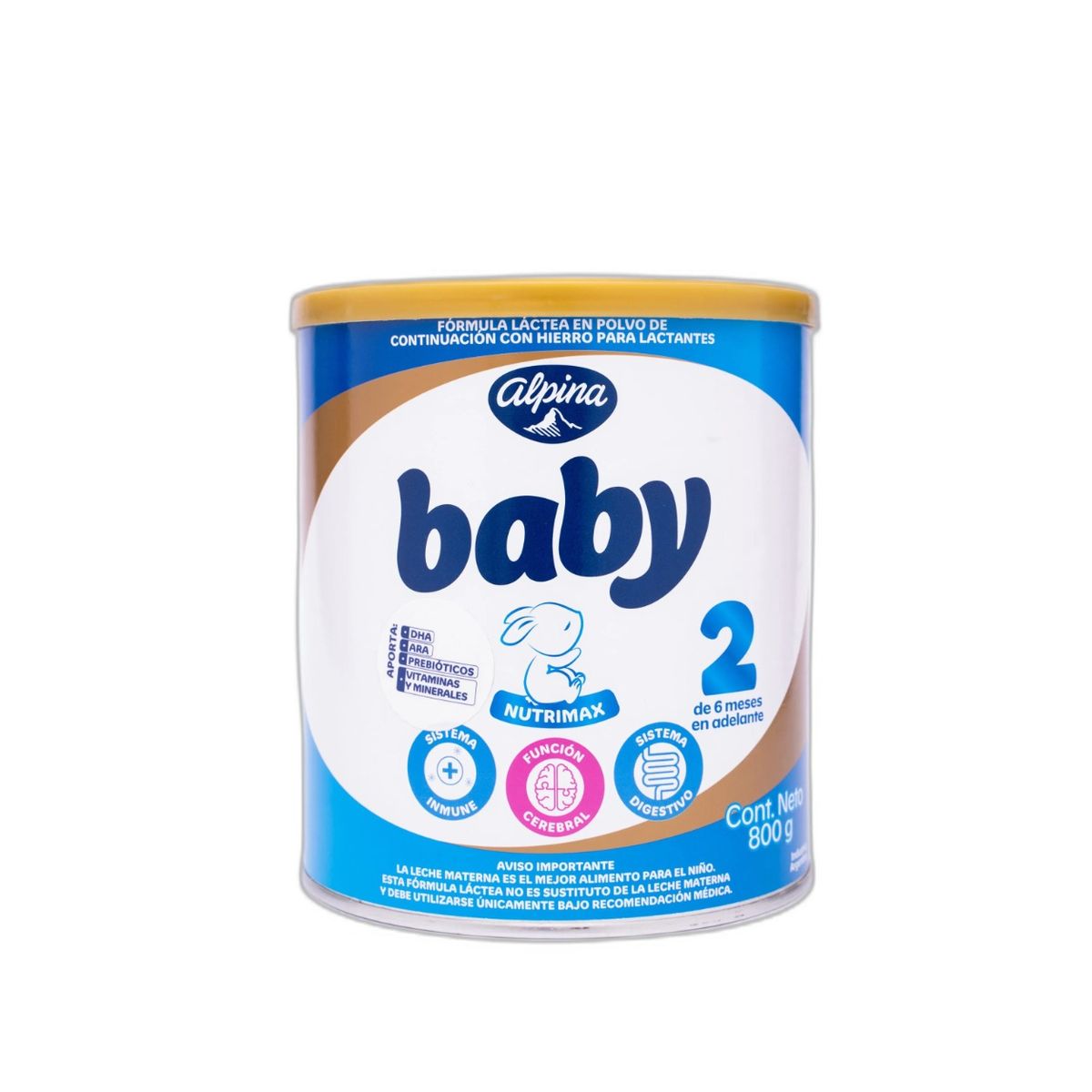 ALPINA - ALPINA BABY NUTRIMAX ETAPA 2 TARRO 800 GR