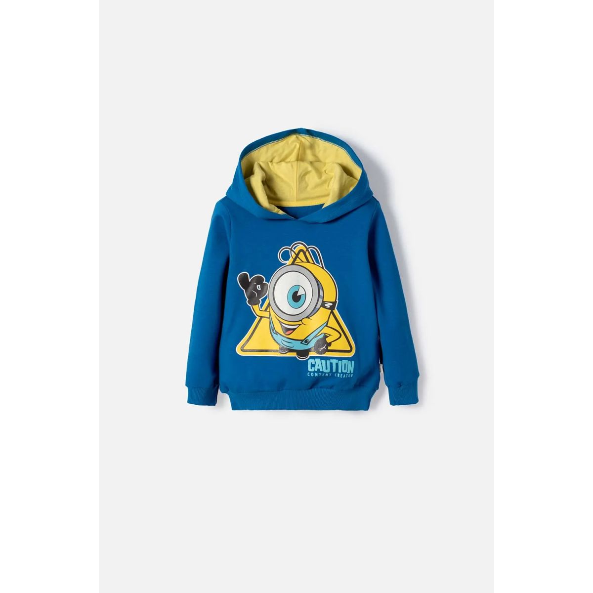 MINIONS - Buzo de Minions con capucha azul para niño 2T a 6T