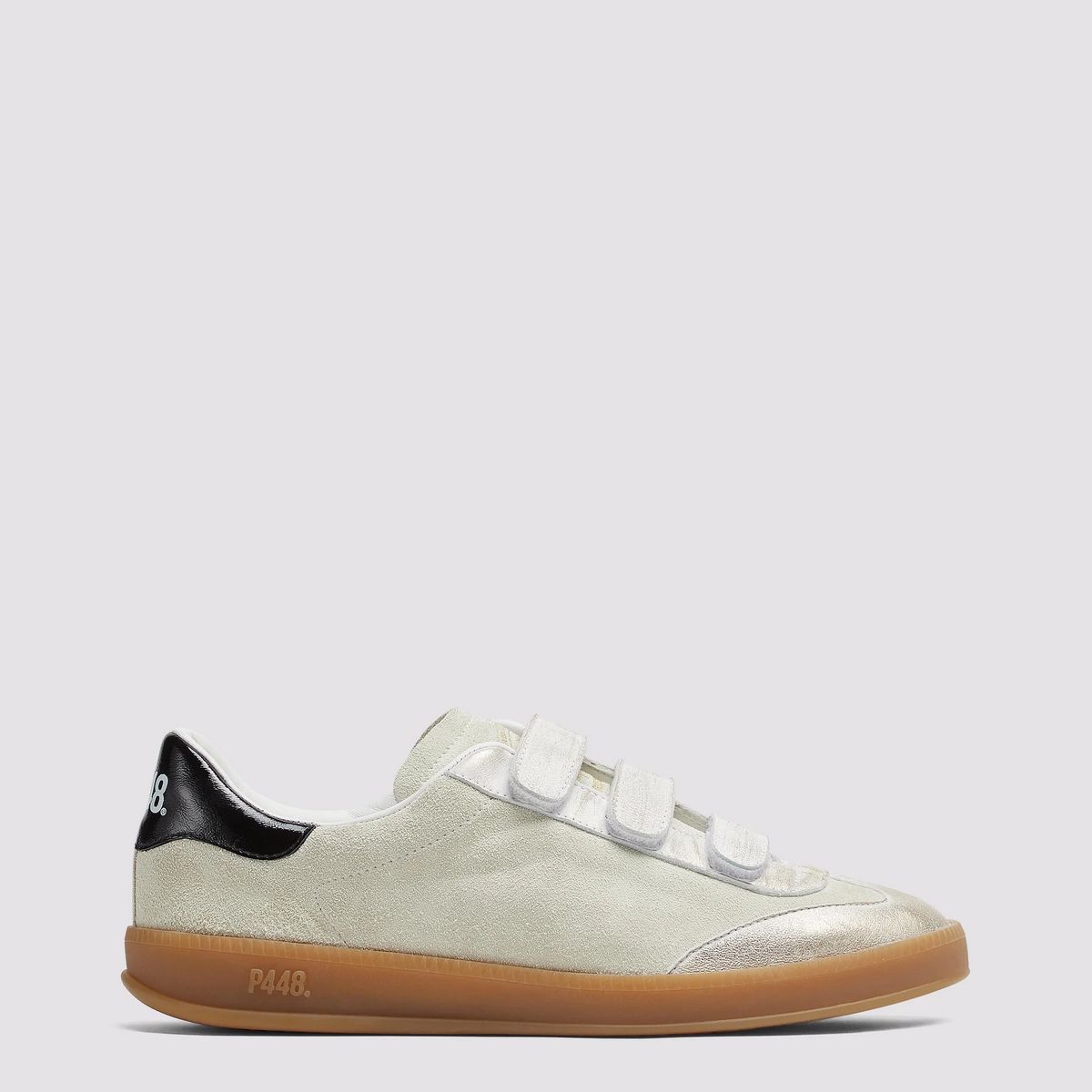 P448 - Tenis monza velcro olisil mujer P448 Beige F24MONZAVELBEI