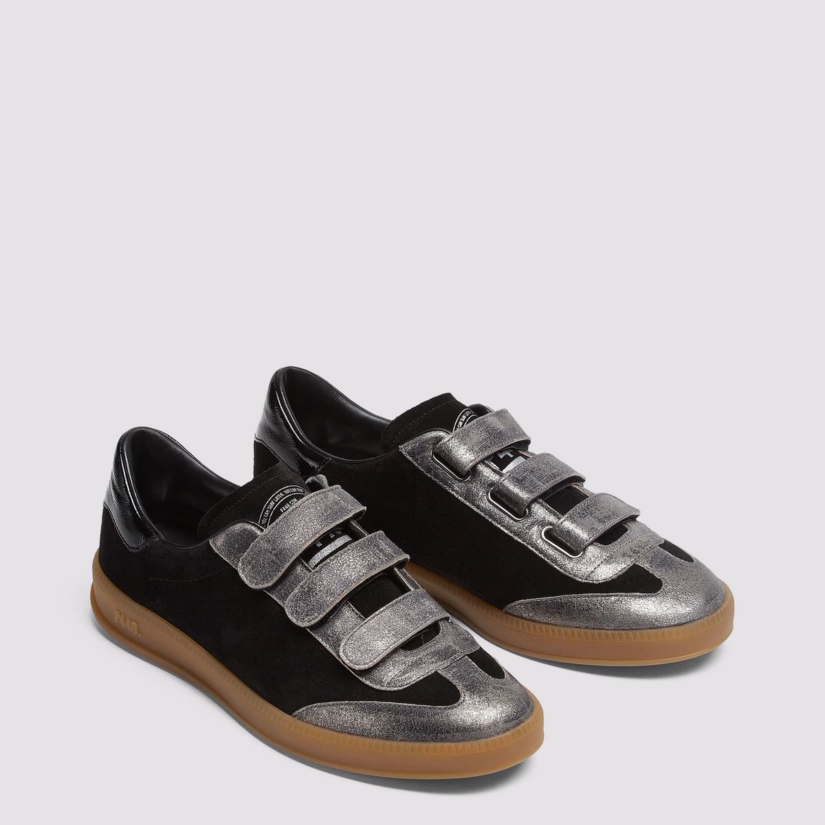 P448 - Tenis monza velcro blkdave mujer P448 Negro F24MONZAVELBLK