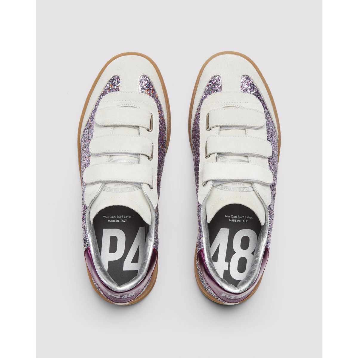 P448 - Tenis p448 capri glitter mujer P448 Morado F25CAPRI155WPUR
