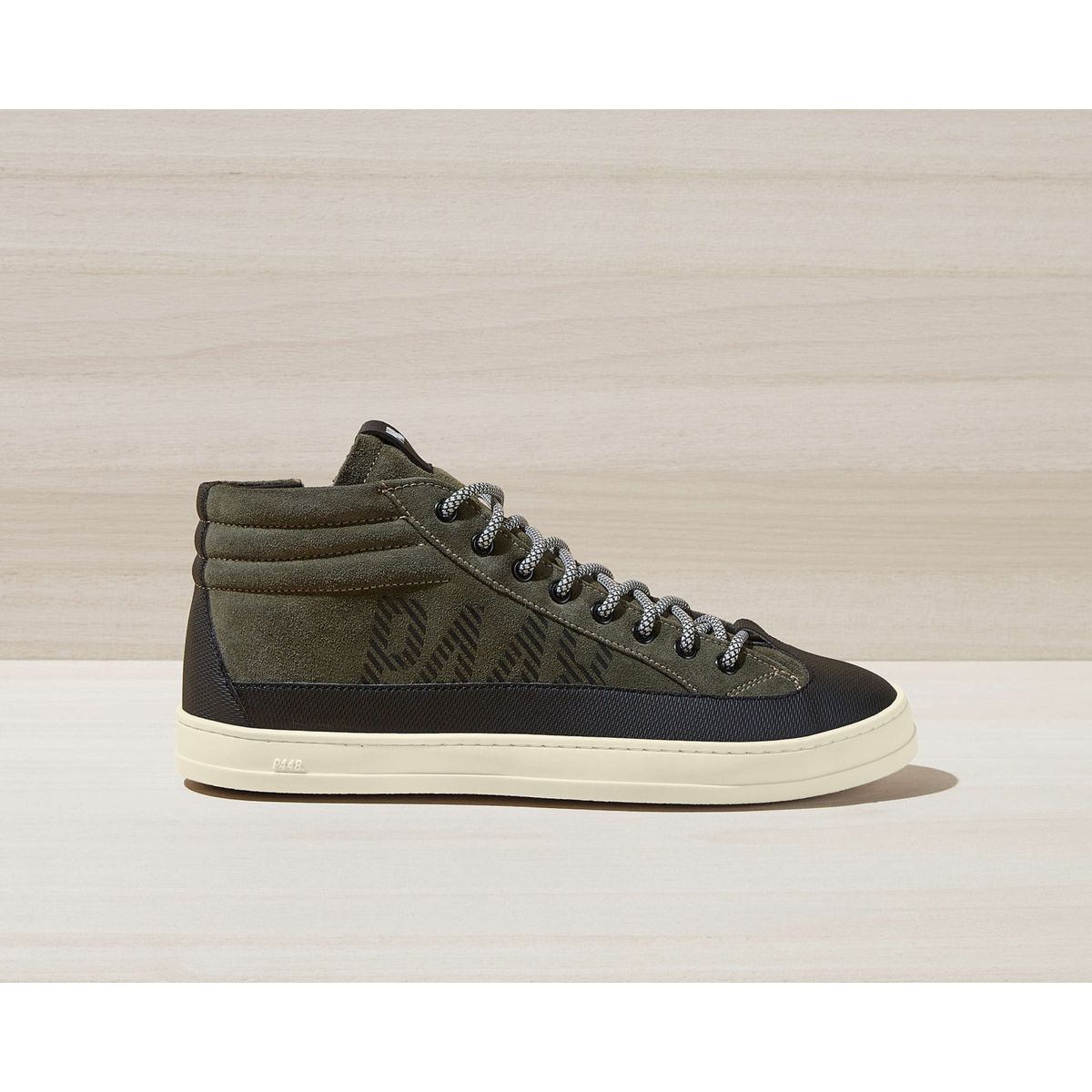 P448 - Zapatilla skate muski men P448 Negro ZAPASKATEZMUSK