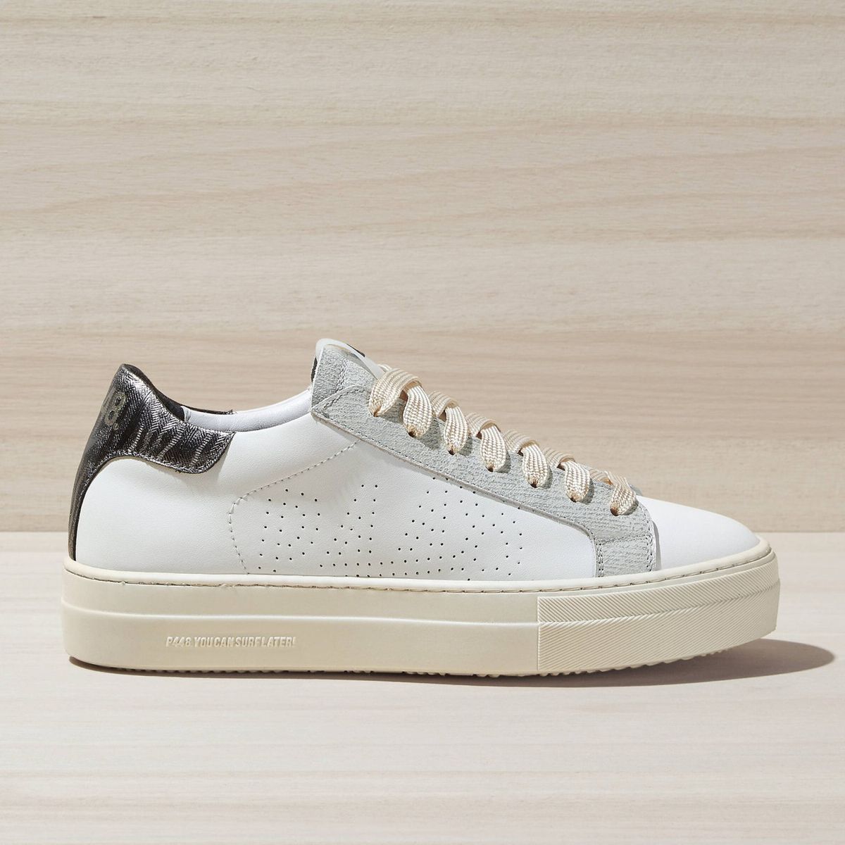 P448 - Zapatilla thea women P448 Blanco ZAPATHEACHALK