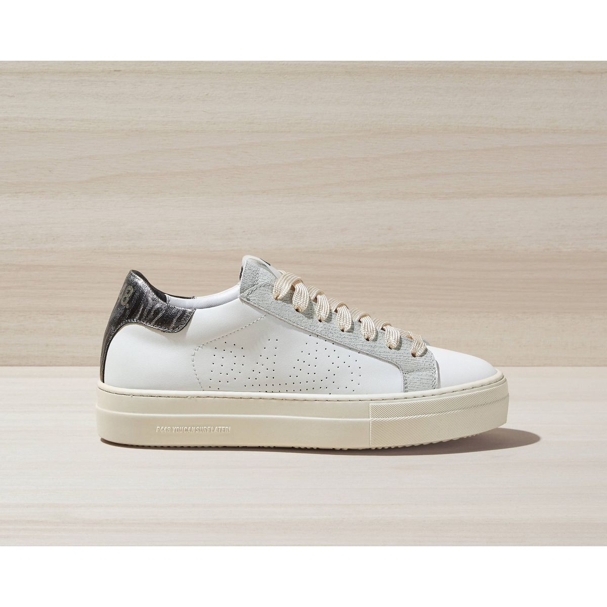 P448 - Zapatilla thea women P448 Blanco ZAPATHEACHALK
