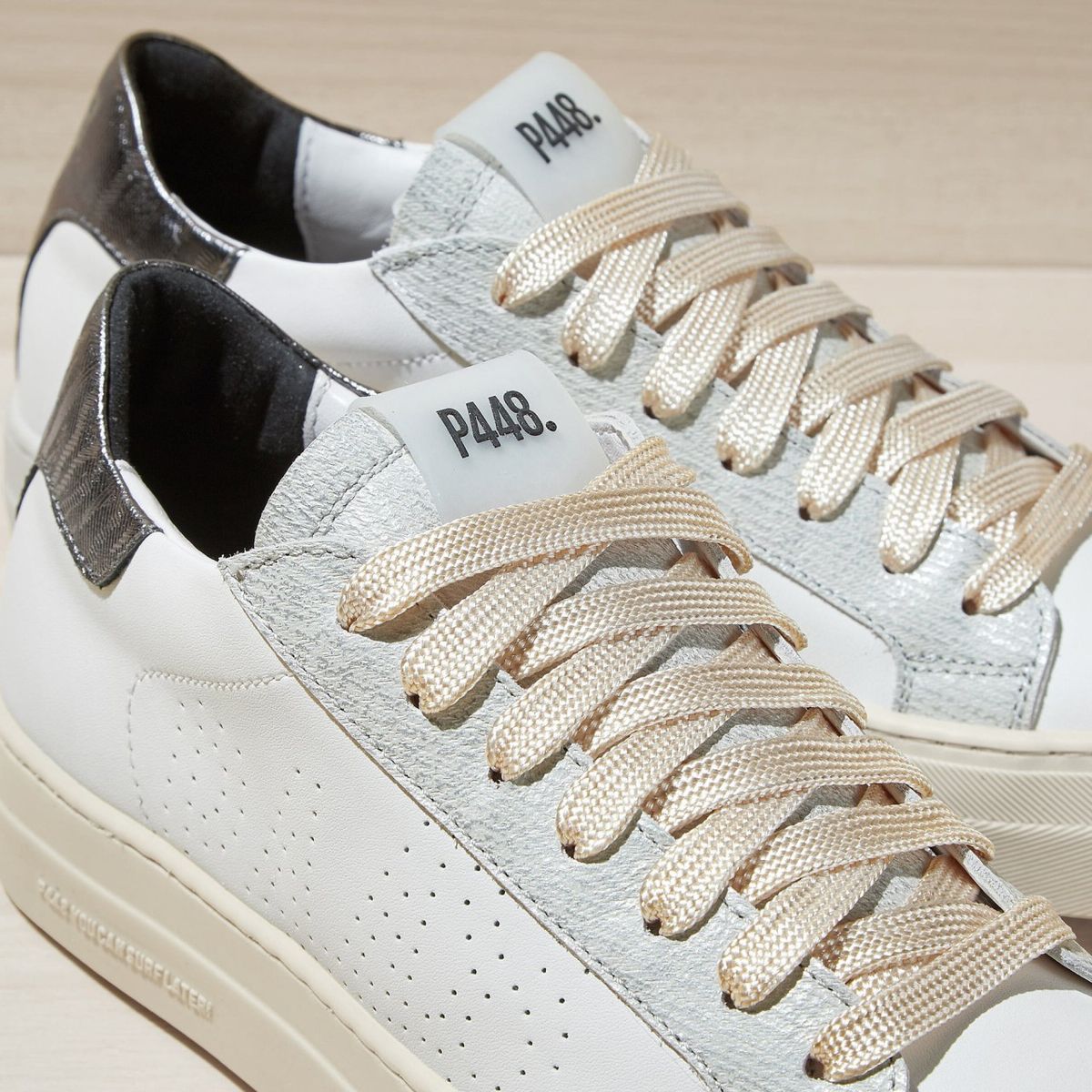 P448 - Zapatilla thea women P448 Blanco ZAPATHEACHALK
