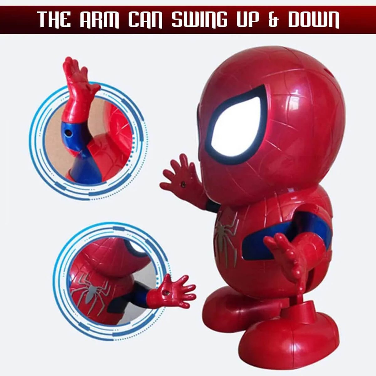 GENERICO - Muñeco Spiderman Bailarín Con Música Luces y Movimiento
