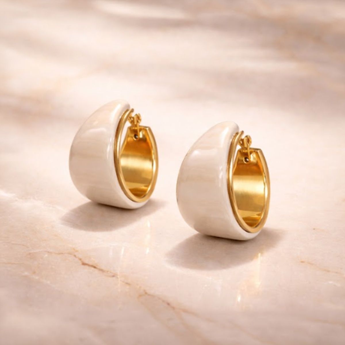 ZYRAL - Aretes Blanco Mujer Marca Zyral ZARC03-164