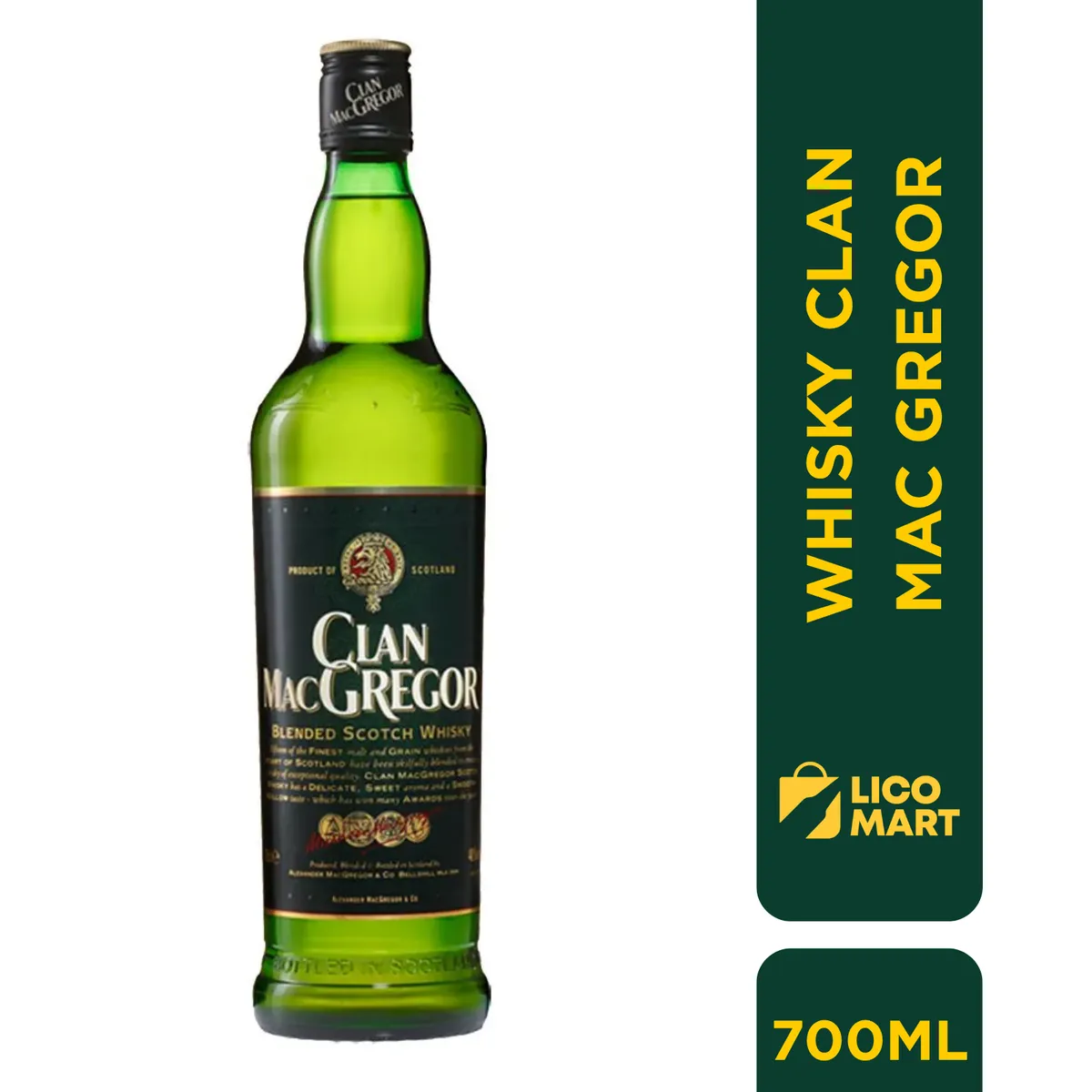 GENERICO - WHISKY CLAN MACGREGOR 700 ML