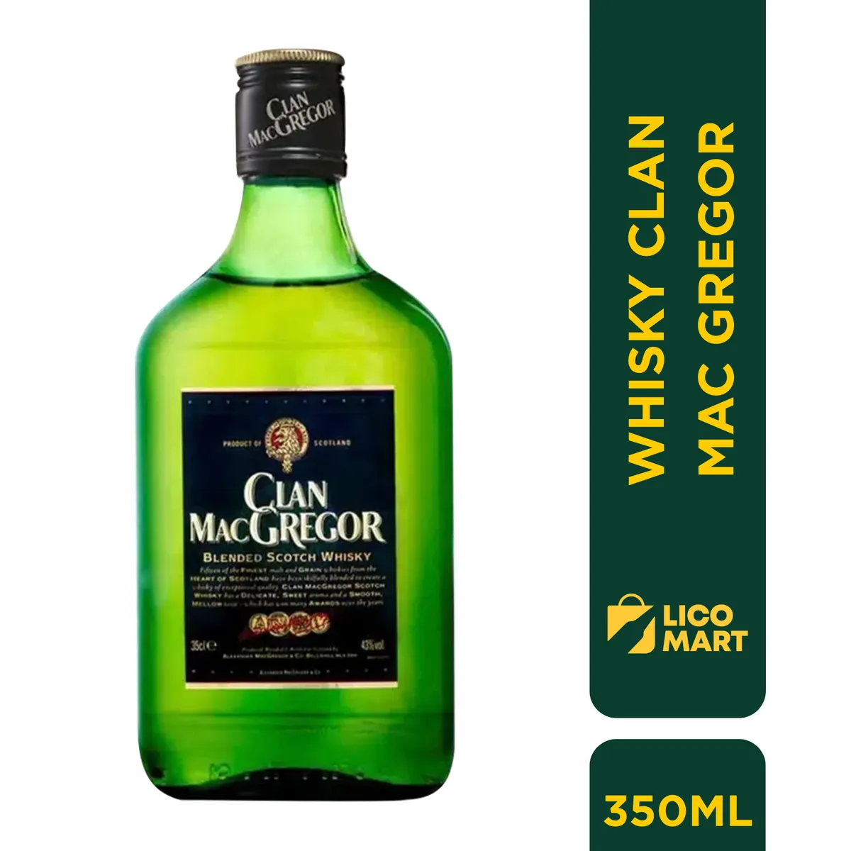 GENERICO - WHISKY CLAN MACGREGOR 350 ML