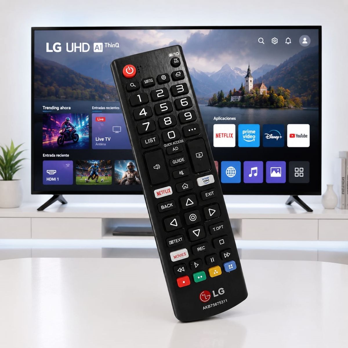 GENERICO - Control Remoto LG Smart ORIGINAL  Netflix y Prime Video