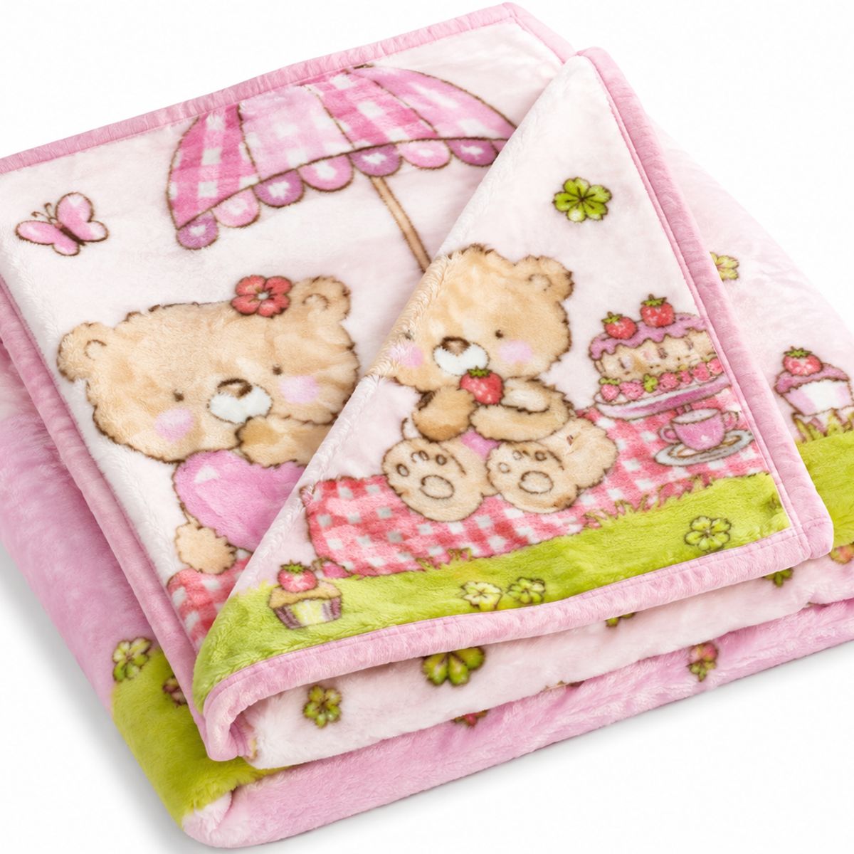BALI - Cobija Bebé Ultra Suave Diseño Infantil Térmica Doble Faz