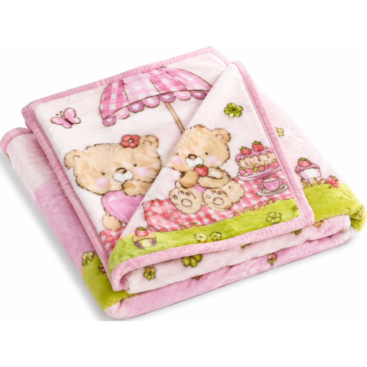 BALI - Cobija Bebé Ultra Suave Diseño Infantil Térmica Doble Faz