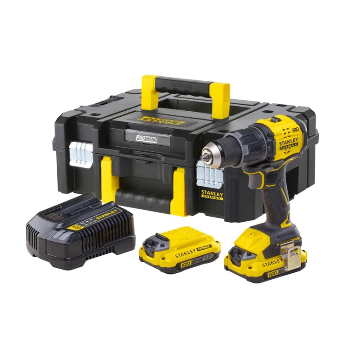 STANLEY - Stanley Taladro Percutor 20V Max Brushless