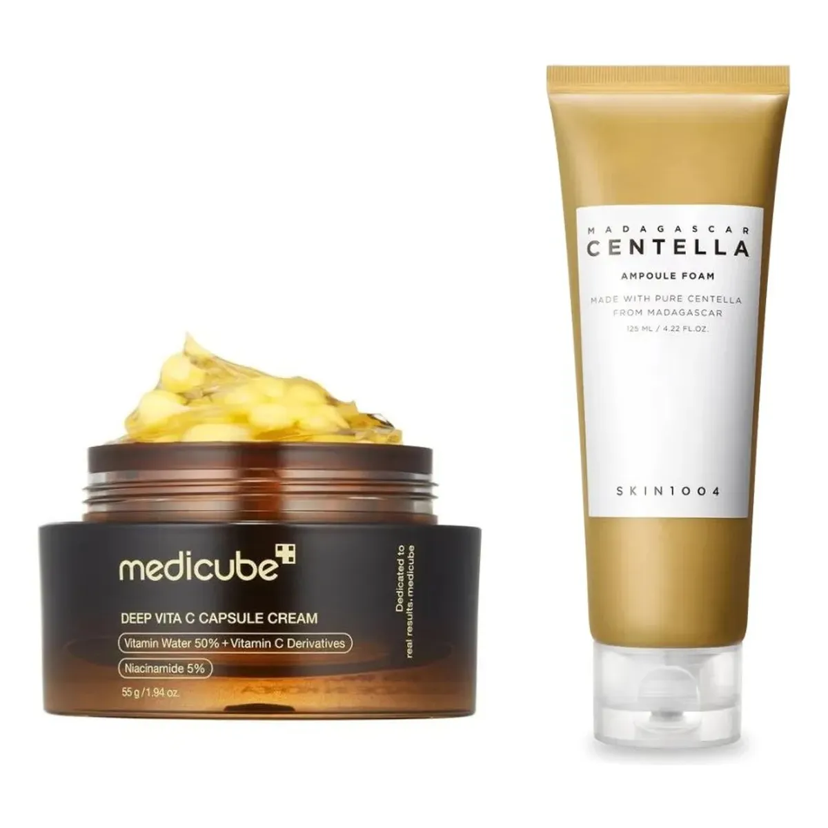 SKIN1004 - Espuma Limpiadora Centella Asiatica Vitamina C Crema Medicub