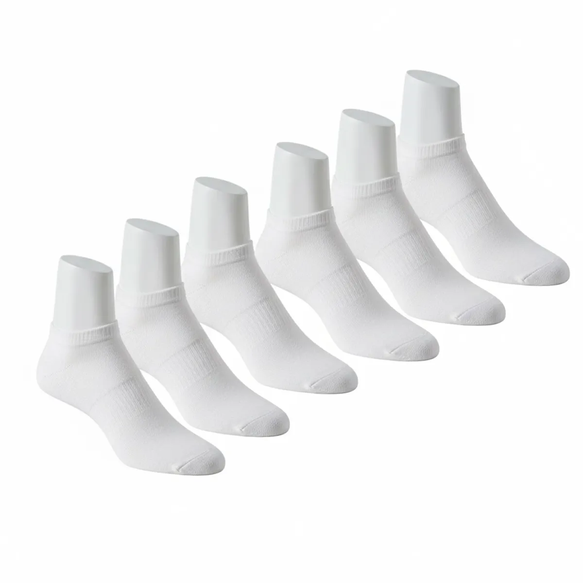 LOOK - Pack x12 Medias Tobilleras Deportivas Hombre Ajuste Cómodo Premium