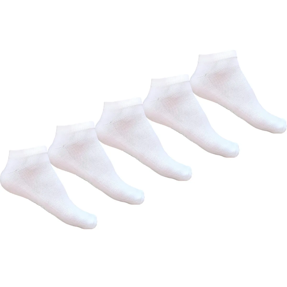 LOOK - Pack x12 Medias Tobilleras Deportivas Hombre Ajuste Cómodo Premium