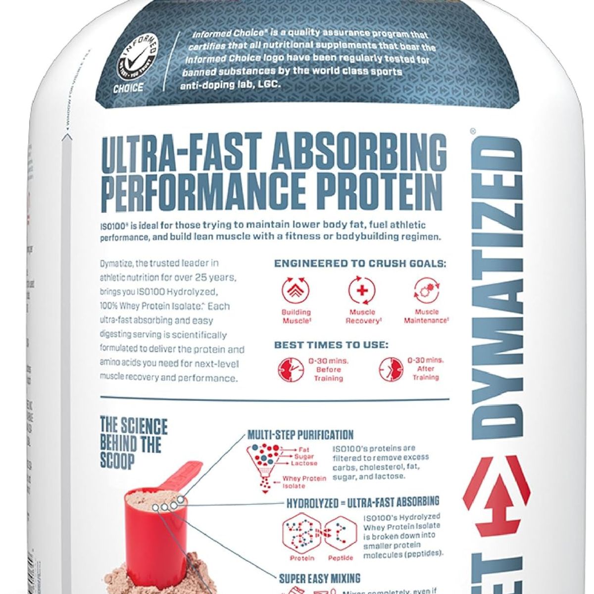 DYMATIZE - ISO 100 5 Libras Cocoa Pebbles - Dymatize