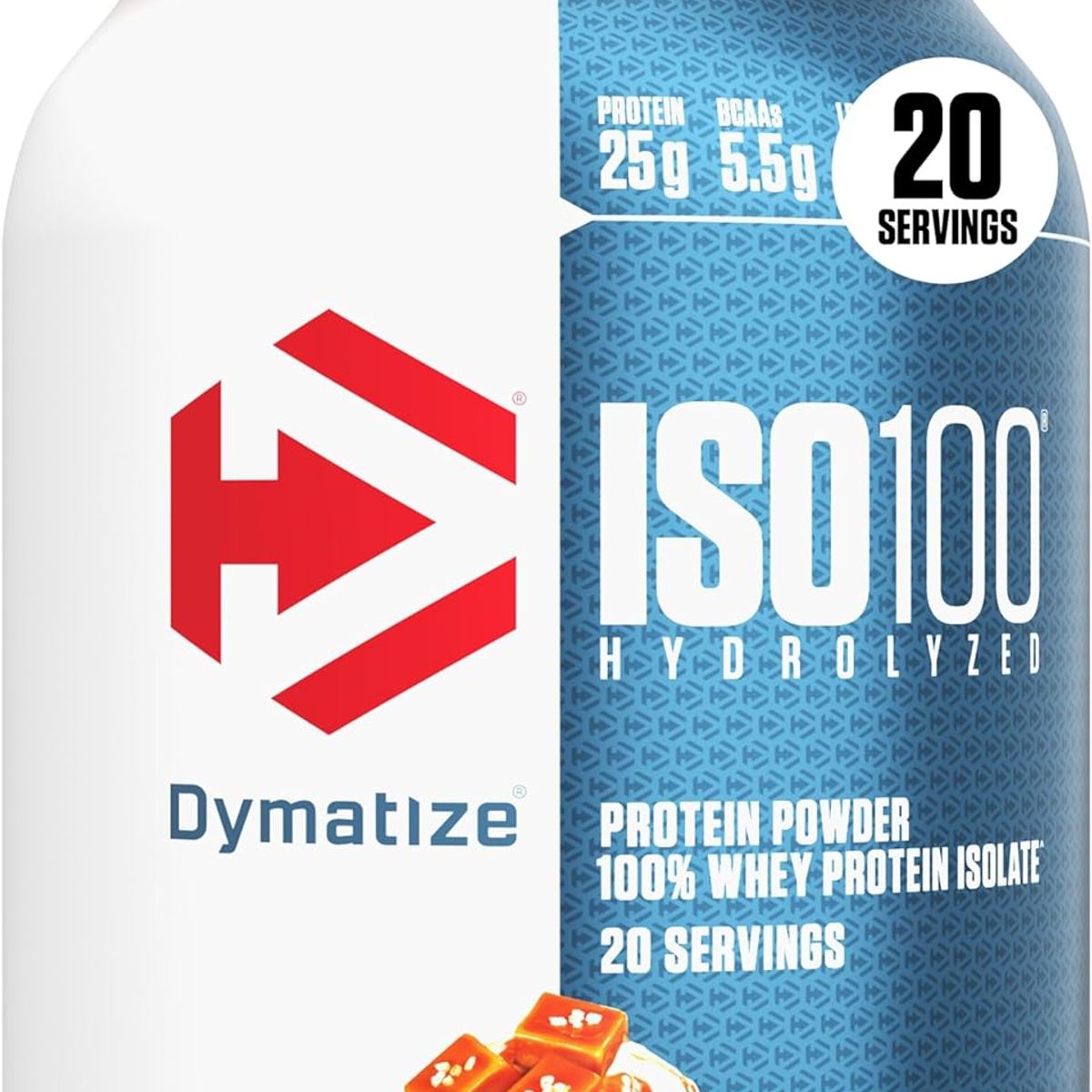 DYMATIZE - ISO 100 20 Servicios Caramelo Salado - Dymatize