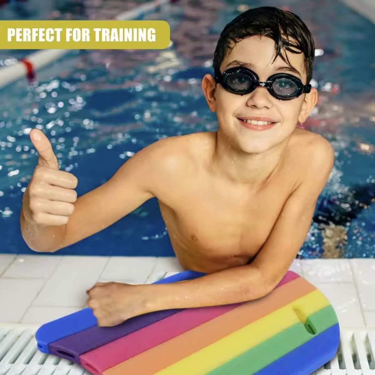 STALION - Tabla Para Natación Hidroaerobicos Flotador Con Agarres Eva