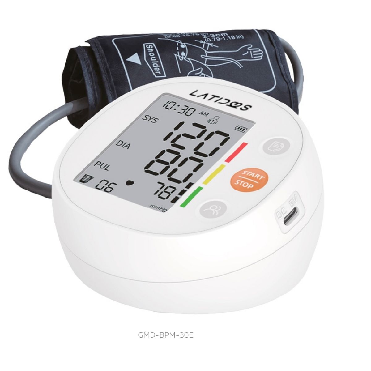 GMD - TENSIOMETRO DIGITAL  MONITOR DE PRESION ARTERIAL