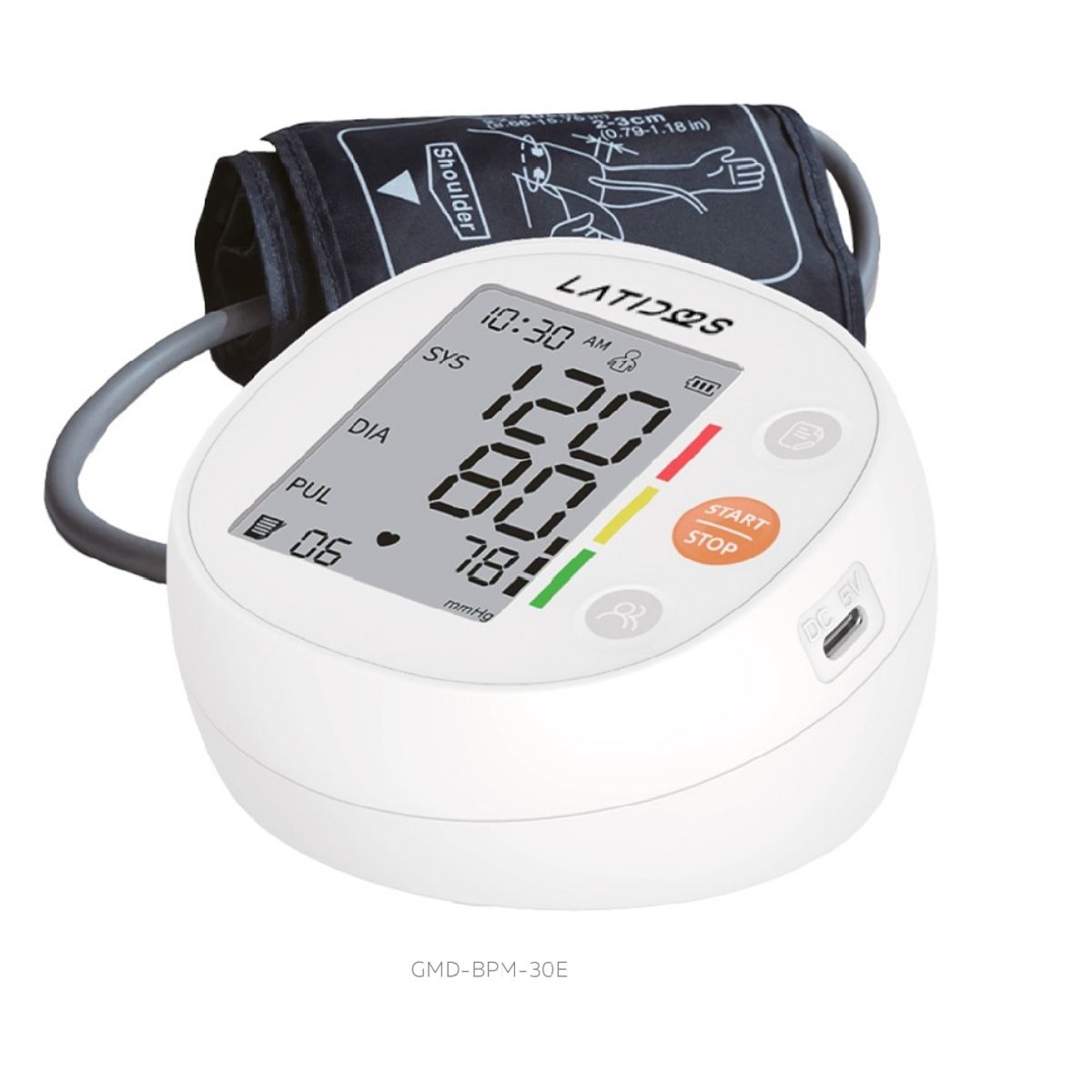 GMD - TENSIOMETRO DIGITAL  MONITOR DE PRESION ARTERIAL