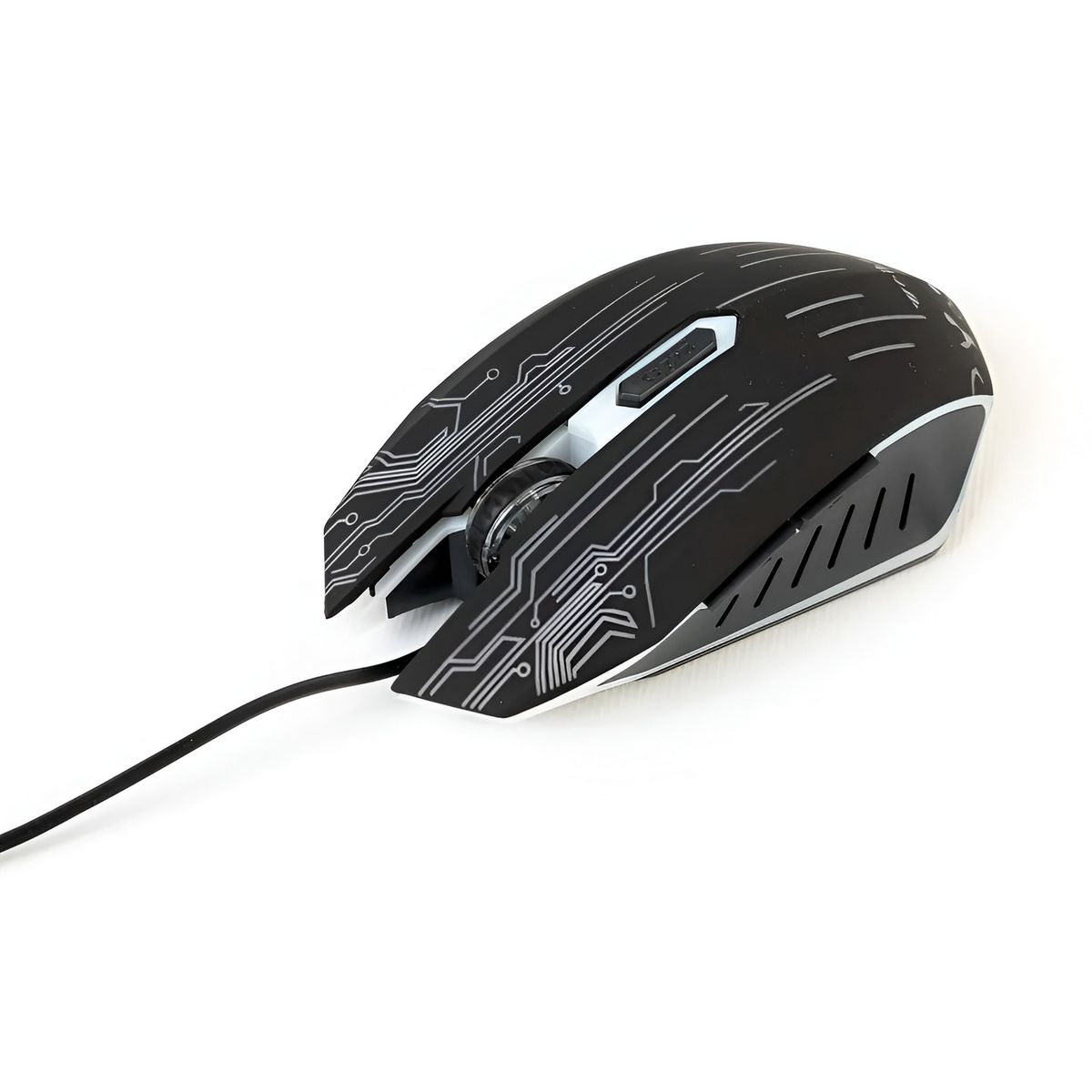 GENERICO - Mouse Gamer Óptico Rgb 3200 Dpi Diseño Circuitos Profesional